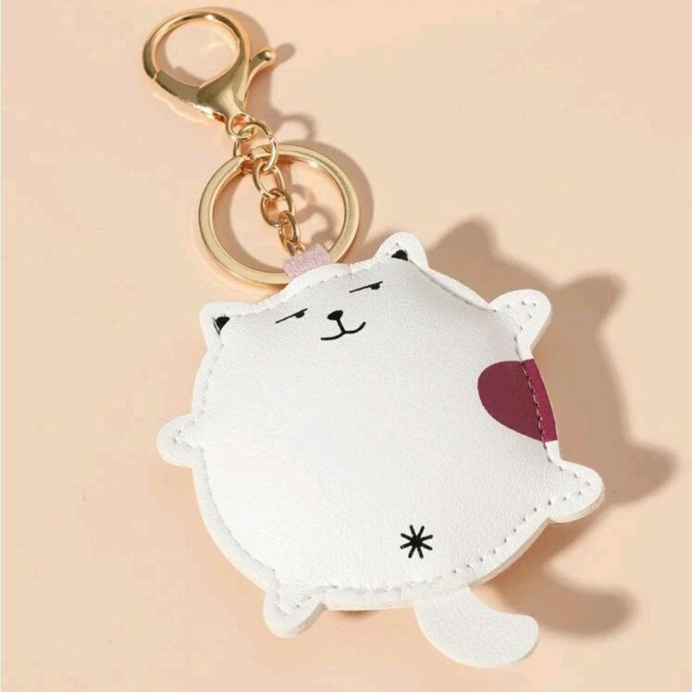 Cat Charm Keychain